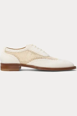 Ralph Lauren Layton 20 mm Oxford van mesh en su??de