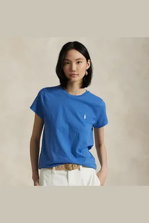 Ralph Lauren Katoenen jersey T-shirt met ronde hals