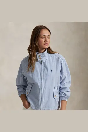 Ralph Lauren Gestreept katoenen seersucker jack