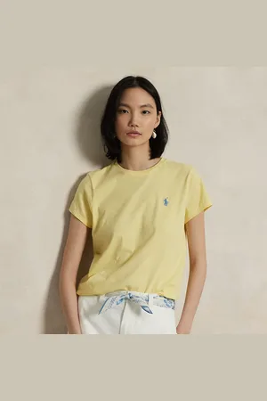 Ralph Lauren Katoenen jersey T-shirt met ronde hals