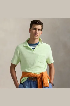 Ralph Lauren Mineraal geverfd terry Polo-shirt