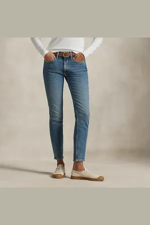 Ralph Lauren Super-slim jeans met halfhoge taille