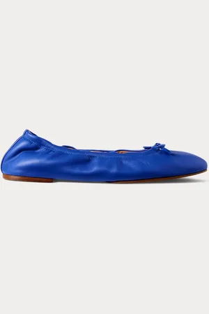Ralph Lauren Leren ballerina