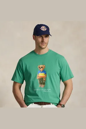 Ralph Lauren Grotere Maten - Jersey T-shirt met Polo Bear