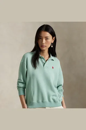 Ralph Lauren Fleece Polo-shirt met lange mouwen