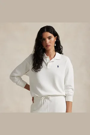 Ralph Lauren Fleece Polo-shirt met lange mouwen