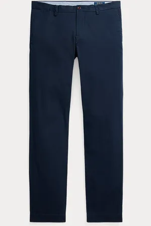 Ralph Lauren Slim fit broek van keperstof