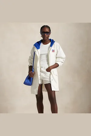 Ralph Lauren Canvas parka met logo
