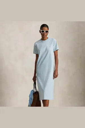 Ralph Lauren Katoenen jersey T-shirtjurk