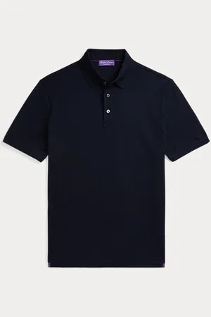 Ralph Lauren Zijden-katoenen piqué Polo-shirt