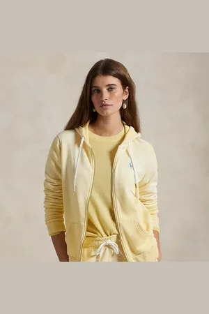 Ralph Lauren Katoenen fleece hoodie met ritssluiting
