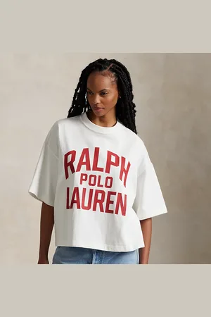 Ralph Lauren Katoenen jersey T-shirt met logo