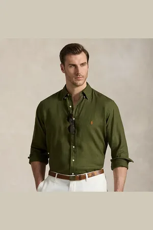 Ralph Lauren Grotere Maten - Linnen overhemd