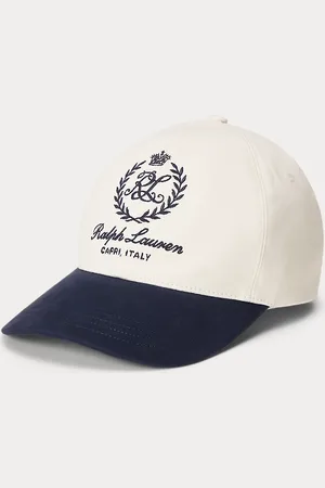 Ralph Lauren Keper baseballpet met geborduurd embleem