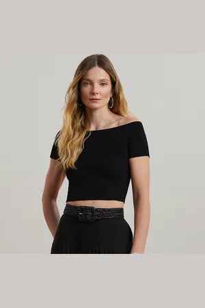 Ralph Lauren Cropped off-shoulder trui