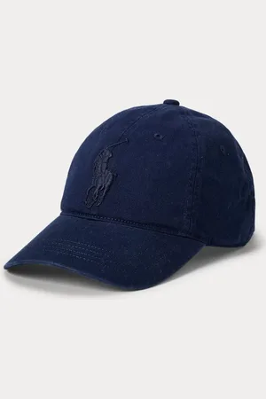 Ralph Lauren Keperstof baseballpet met Big Pony
