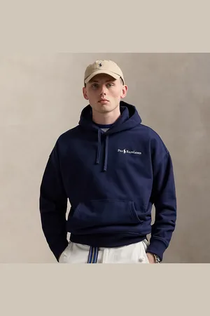 Ralph Lauren Ruimvallende fleece hoodie met logo