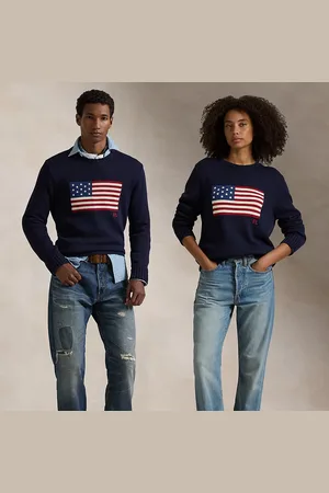 Ralph Lauren De iconische trui met vlag