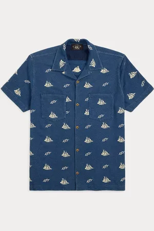 Ralph Lauren Piqué overhemd met nautisch borduursel