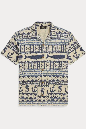 Ralph Lauren Jersey overhemd met nautische print