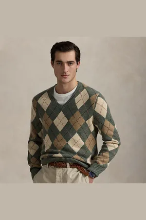 Ralph Lauren Katoenen-wollen trui met argyle-motief
