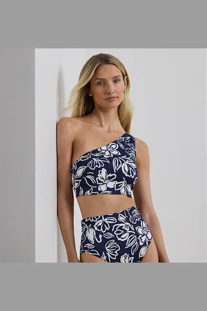 Ralph Lauren Gebloemd bikinibroekje met hoge taille