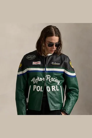 Ralph Lauren Leren caféracer jack