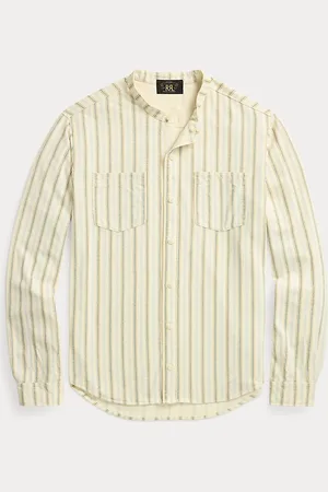 Ralph Lauren Gestreept linnen-katoenen jersey shirt