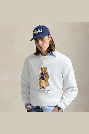 Ralph Lauren Fleece trui met Polo Bear