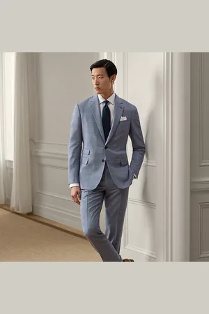 Ralph Lauren Kent handgemaakt kostuum met Glen-ruit