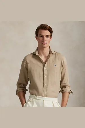 Ralph Lauren Custom fit linnen overhemd
