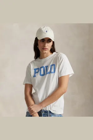 Ralph Lauren Katoenen jersey T-shirt met ronde hals