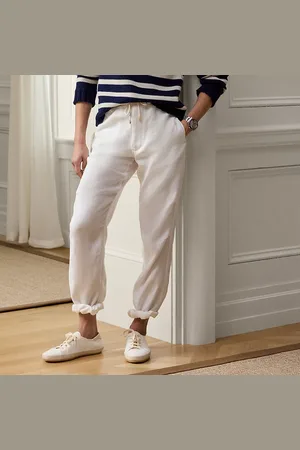 Ralph Lauren Handgemaakte linnen broek