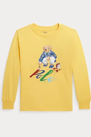 Ralph Lauren Katoenen longsleeve met Polo Bear