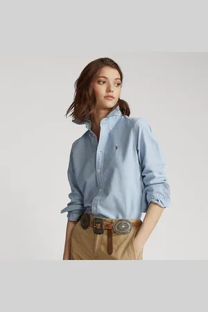 Ralph Lauren Slim-fit Oxford overhemd gewassen katoen