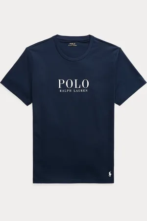 Ralph Lauren Katoenen jersey slaapshirt met logo