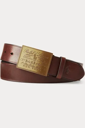 Ralph Lauren Heritage riem met plaquette-gesp