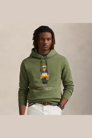 Ralph Lauren Fleece hoodie met Polo Bear