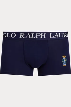 Ralph Lauren Stretchkatoenen zwembroek met Polo Bear