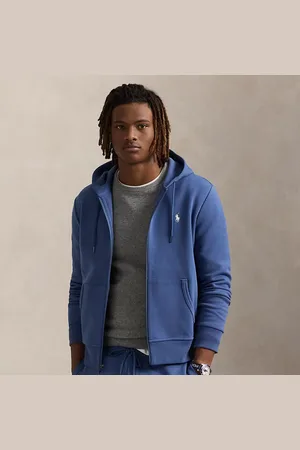 Ralph Lauren Double-knit hoodie met volledige rits