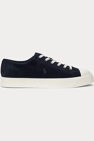 Ralph Lauren Ayers lage suède sneaker
