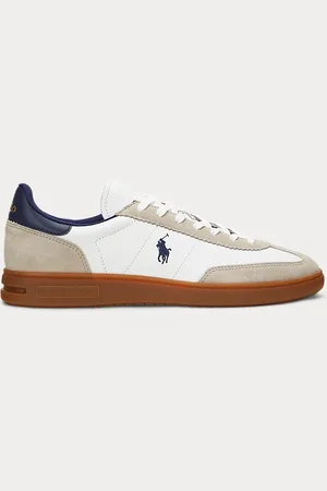 Ralph Lauren Bedford leren-suède sneaker