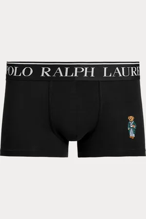 Ralph Lauren Stretchkatoenen zwembroek met Polo Bear