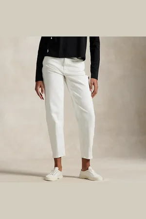 Ralph Lauren Jeans met taps toelopende gebogen pijpen