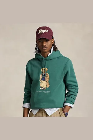 Ralph Lauren Fleece hoodie met Polo Bear
