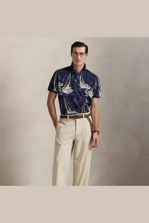 Ralph Lauren Classic fit nautisch mesh Polo-shirt
