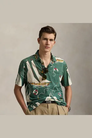 Ralph Lauren Classic fit jersey Polo-shirt met boot
