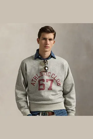 Ralph Lauren Loopback fleece sweatshirt met graphic