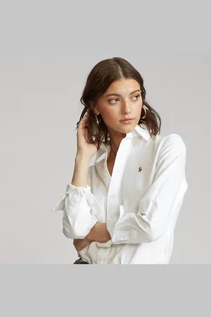 Ralph Lauren Slim-fit Oxford overhemd gewassen katoen