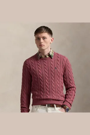 Ralph Lauren Kabelgebreide katoenen trui